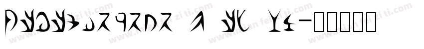 MHGHagoromo T HK Li字体转换